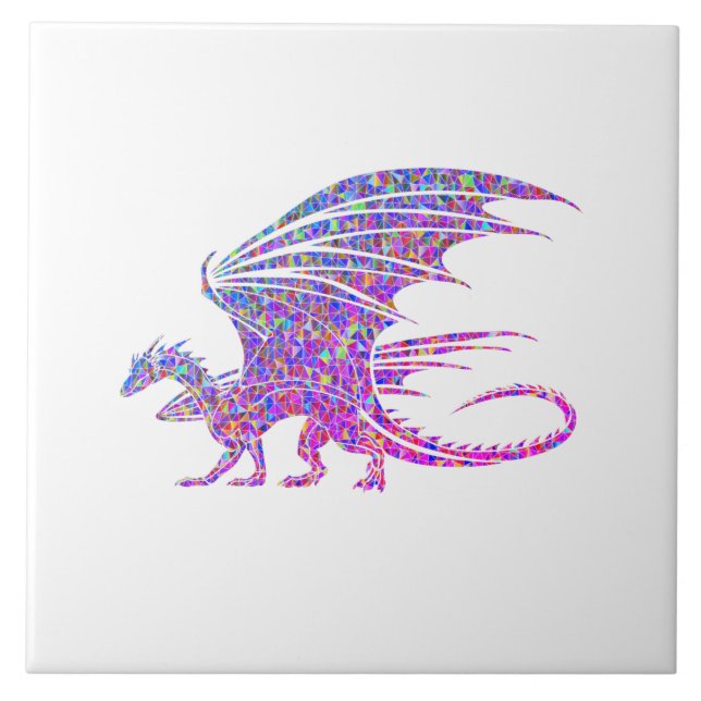 Amazing Mosaic Dragon Tile (Front)