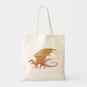Amazing Mosaic Dragon Tote Bag