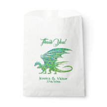 Amazing Mosaic Green Dragon Thank You