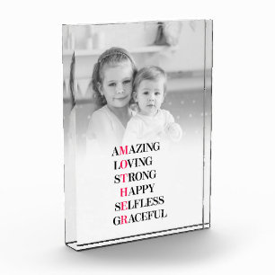 Amazing Mother Acronym Custom Photo