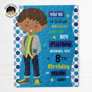 Amazing Multicultural Birthday Boy Jigsaw Puzzle