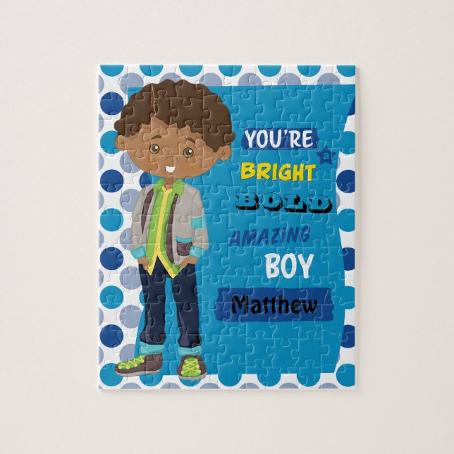 Amazing Multicultural Boy Jigsaw Puzzle (Vertical)