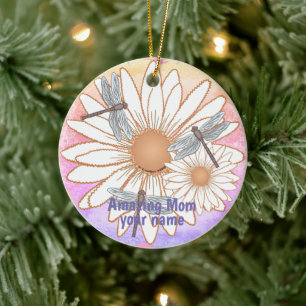 Amazing Mum  Ceramic Tree Decoration