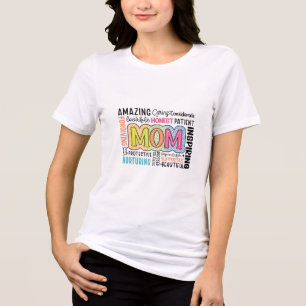 Amazing Mum – Inspirational Mum Gift Tri-Blend Sh Shirt