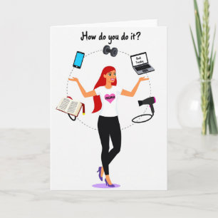 Amazing Mum Juggling Act Card