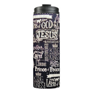 Amazing Names of Jesus Christ Thermal Tumbler