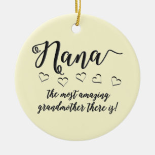 Amazing Nana Ceramic Tree Decoration