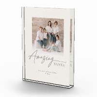 Amazing Nanna Personalised Photo Custom Family