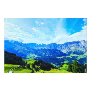 amazing nature design in the swiss mountains photo print