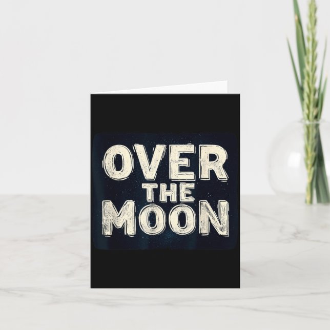 Amazing Over The Moon Statement Costume Card (Front)