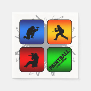 Amazing Paintball Urban Style Napkin