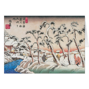 Amazing Painting of Ancient Japan in the Snow