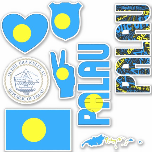 Amazing Palau Shapes National Symbols (Front)