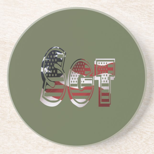 Amazing Patriotic Military Unique Coaster (Front)