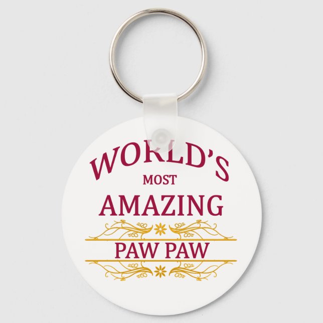 Amazing Paw Paw Key Ring (Front)