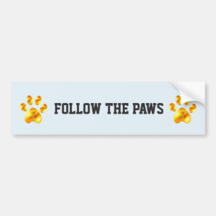Amazing Pet Paws Bumper Sticker