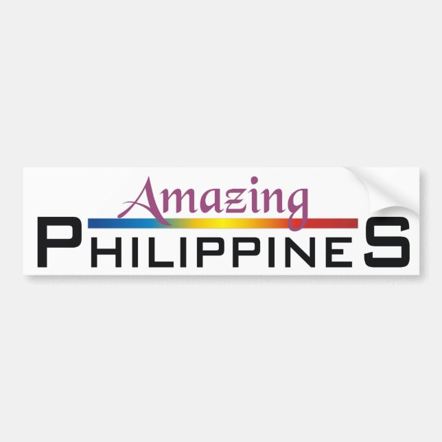 Amazing Philippines Bumper Stickers (Front)