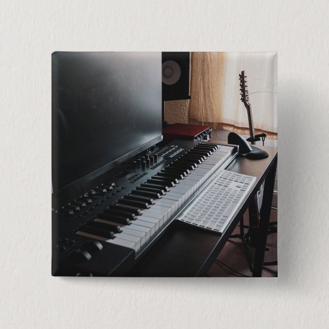 Amazing Piano 15 Cm Square Badge (Front)