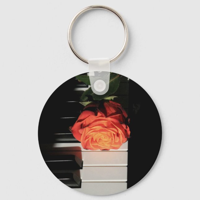 Amazing Piano Artwork Key Ring (Front)
