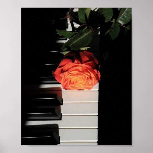 Amazing Piano Artwork Poster (Front)
