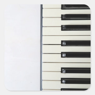 Amazing Piano Artwork Square Sticker