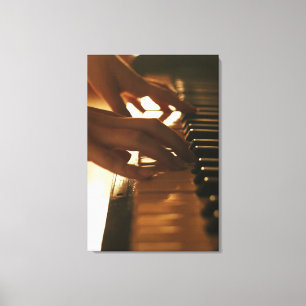 Amazing Piano Design Canvas Print