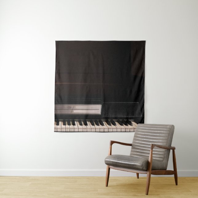 Amazing Piano Design Tapestry (In Situ)