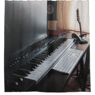 Amazing Piano Shower Curtain