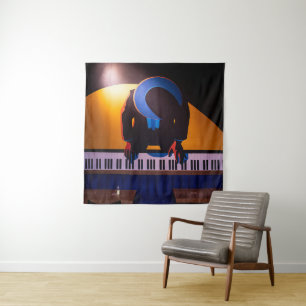 Amazing Piano Tapestry