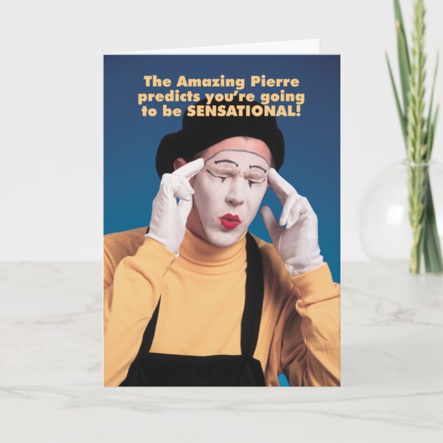 Amazing Pierre Opening Night Card (Front)