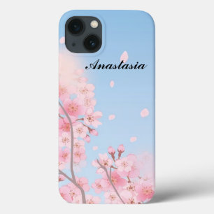 Amazing Pink Cherry Blossoms iPhone 13 Case