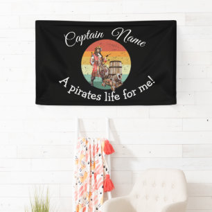 Amazing Pirate-Themed Birthday Banner
