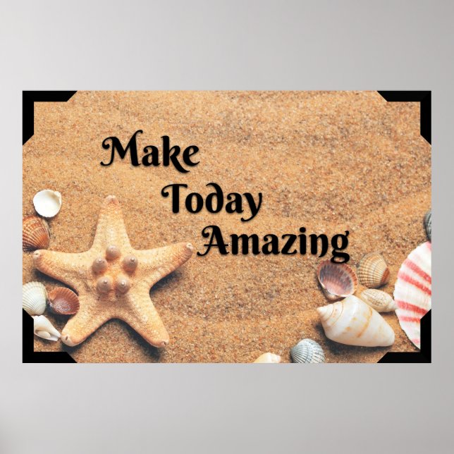 "Amazing" Positive Wall art Poster (Front)