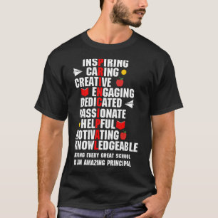 Amazing Principal Inspirational Appreciation T-Shirt