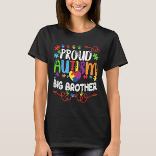 Amazing Proud Big Brother Matching Family Autism A T-Shirt