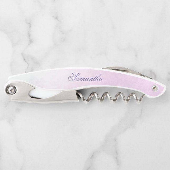 Amazing Purple and Green Floral Corkscrew (Front)