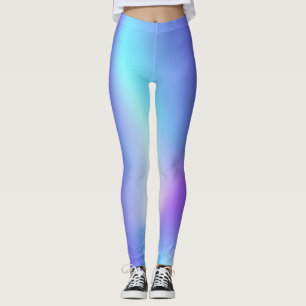 Amazing Purple-Blue Light Leggings
