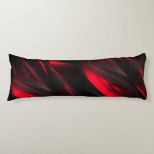 Amazing Red to the Point Abstract Design Body Cushion