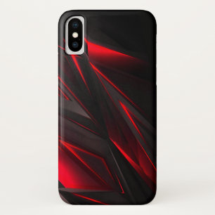 Amazing Red to the Point Abstract Design  iPhone X Case