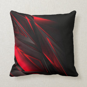 Amazing Red to the Point Abstract Design Cushion