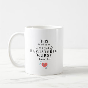 Amazing Registered Nurse Personalised Coffee Mug