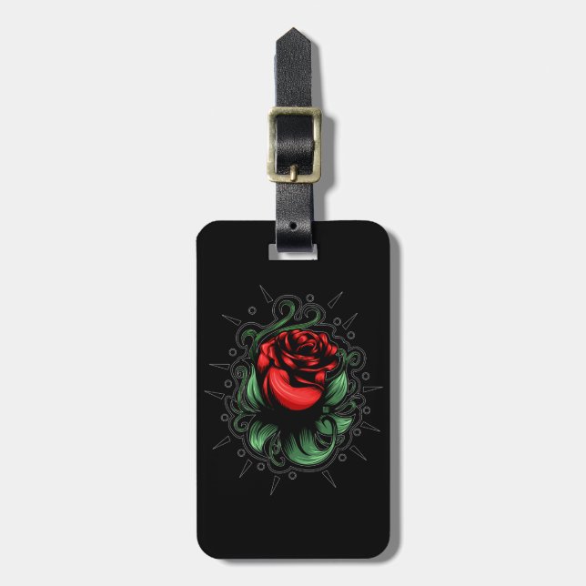 Amazing Rose  Luggage Tag (Front Vertical)