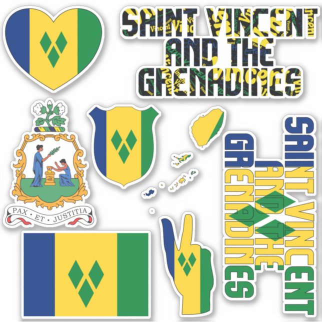 Amazing Saint Vincent and the Grenadines Shapes (Front)