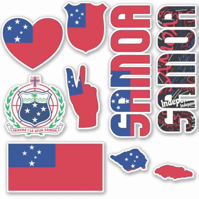 Amazing Samoa Shapes National Symbols (Front)