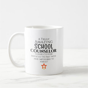 Amazing School Counsellor Hard To Find Custom  Coffee Mug