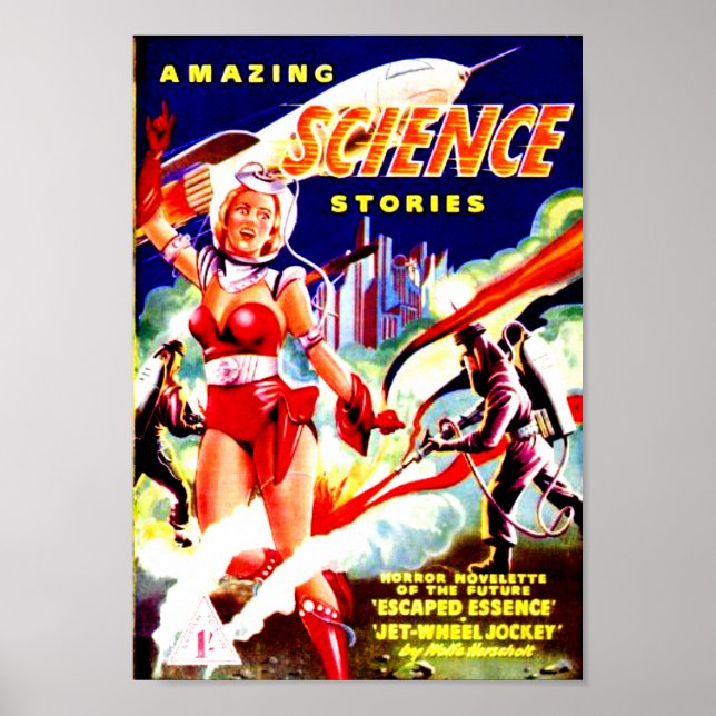 Amazing Science Stories Poster (Front)