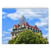 Amazing Scranton PA Wall Calendar