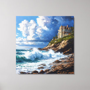 Amazing seascape painting canvas print