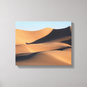 Amazing Shadows of Desert Canvas Print