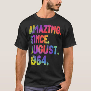 Amazing Since August 1964 59 Years Old 59th Birthd T-Shirt
